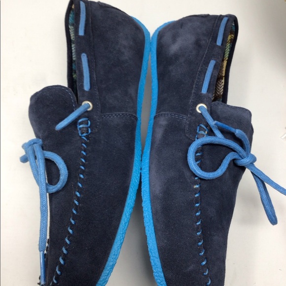 Sperry men blue suede top sider shoes - Picture 6 of 7